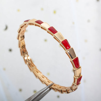 [Lumi Jewels]SERPENTI BRACELET PINK GOLD RUBELLITE