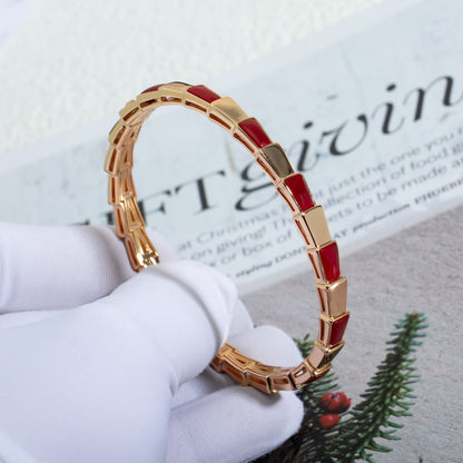 [Lumi Jewels]SERPENTI BRACELET PINK GOLD RUBELLITE