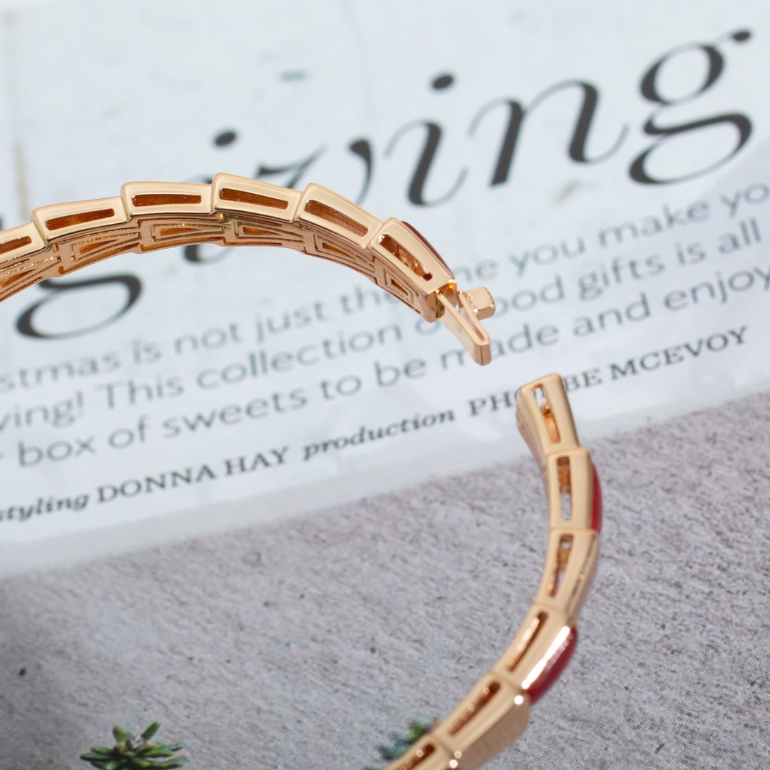 [Lumi Jewels]SERPENTI BRACELET PINK GOLD RUBELLITE