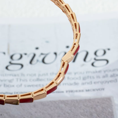 [Lumi Jewels]SERPENTI BRACELET PINK GOLD RUBELLITE