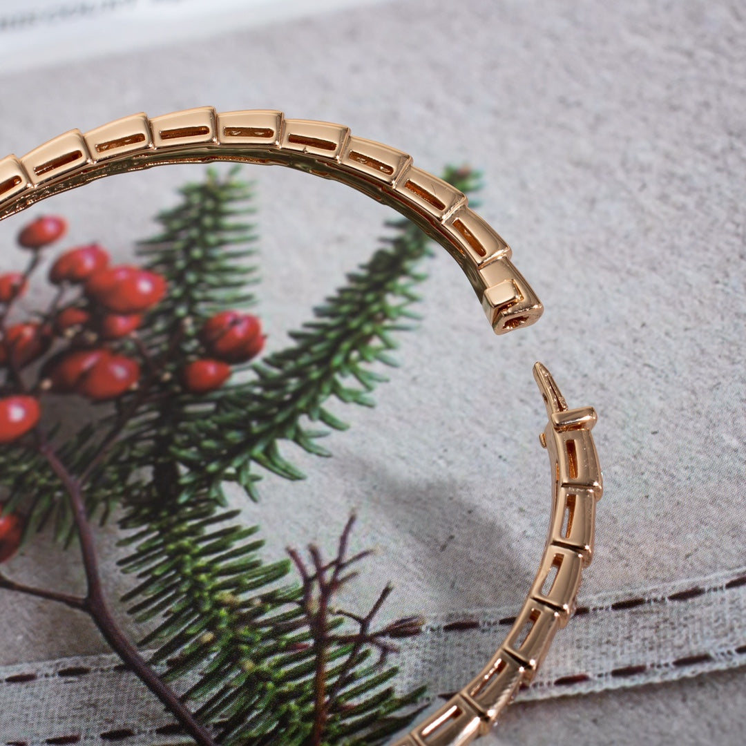 [Lumi Jewels]BRACELET SERPENTI OR ROSE DIAMANT