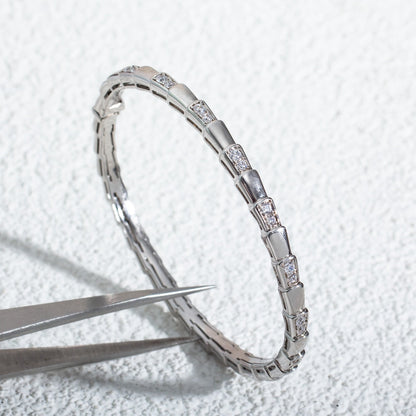 [Lumi Jewels]SERPENTI BRACELET SILVER DIAMOND