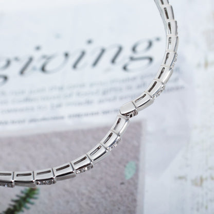 [Lumi Jewels]SERPENTI BRACELET SILVER DIAMOND