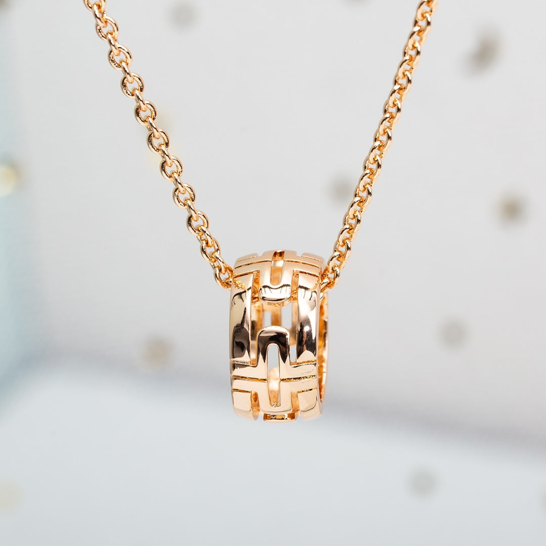 [Lumi Jewels]COLLIER PARENTESI OR ROSE