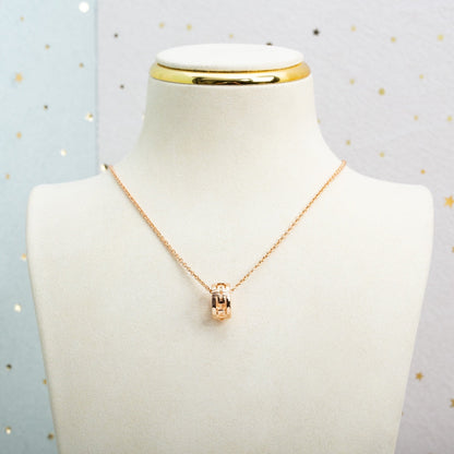 [Lumi Jewels]COLLIER PARENTESI OR ROSE