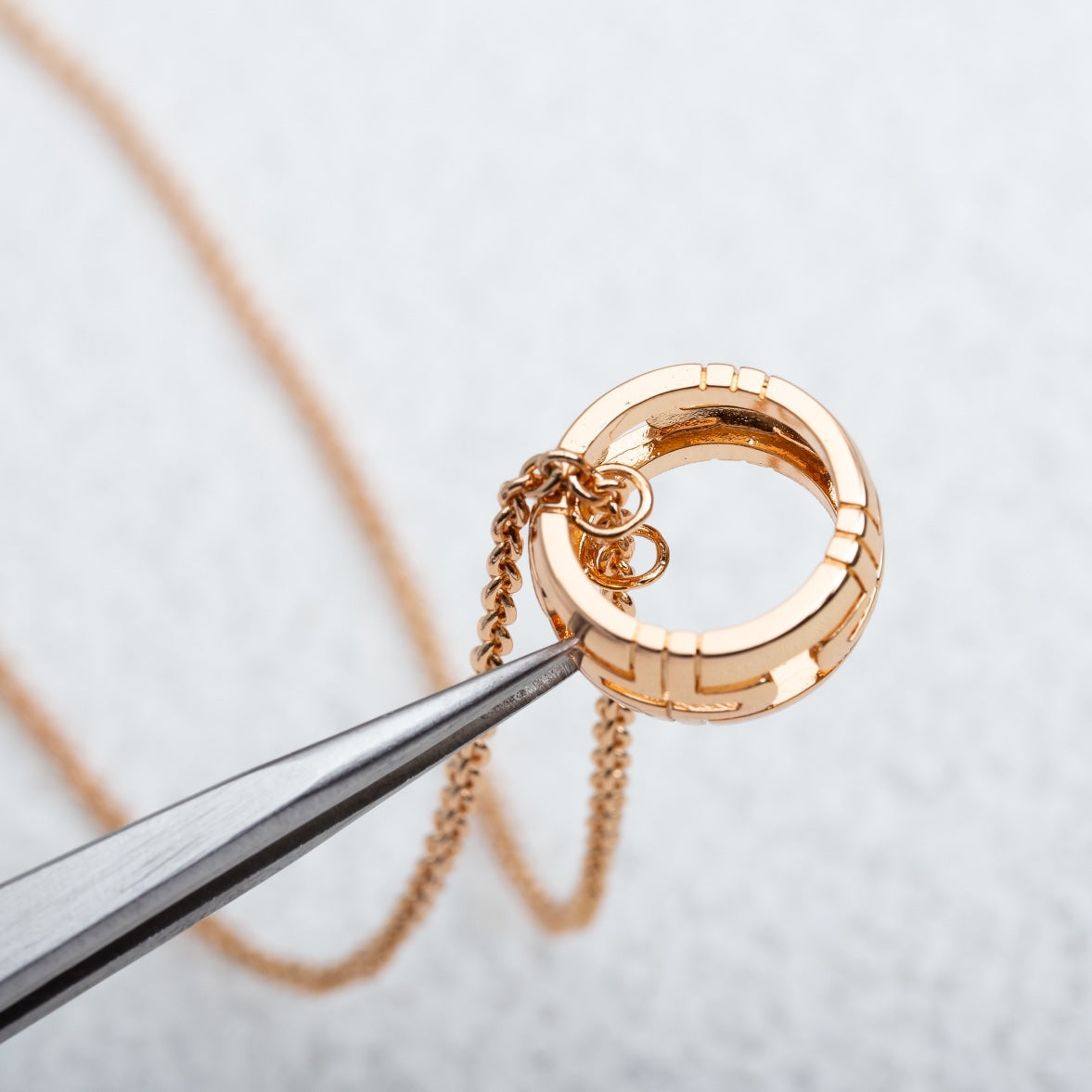 [Lumi Jewels]COLLIER PARENTESI OR ROSE