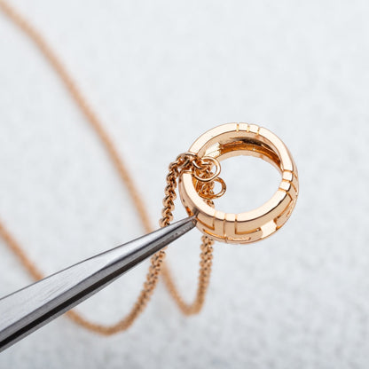 [Lumi Jewels]COLLIER PARENTESI OR ROSE
