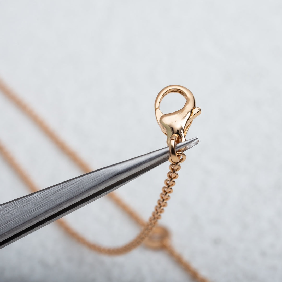 [Lumi Jewels]COLLIER PARENTESI OR ROSE
