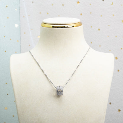 [Lumi Jewels]COLLIER PARENTESI ARGENT DIAMANT