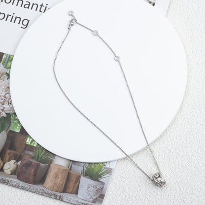 [Lumi Jewels]COLLIER PARENTESI ARGENT DIAMANT