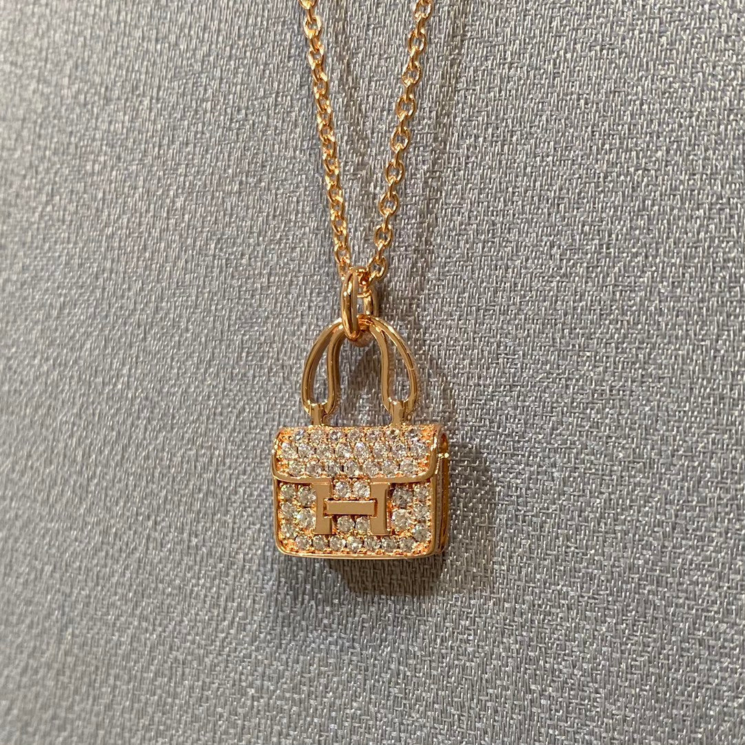 [Lumi Jewels]CONSTANCE PEDANT DIAMOND NECKLACE