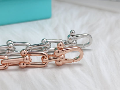 [Lumi Jewelry]HARDWEAR BRACELET PINK GOLD AND SILVER