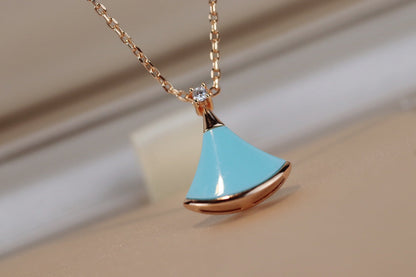 [Lumi Jewels]DREAM NECKLACE TURQUOISE PINK GOLD