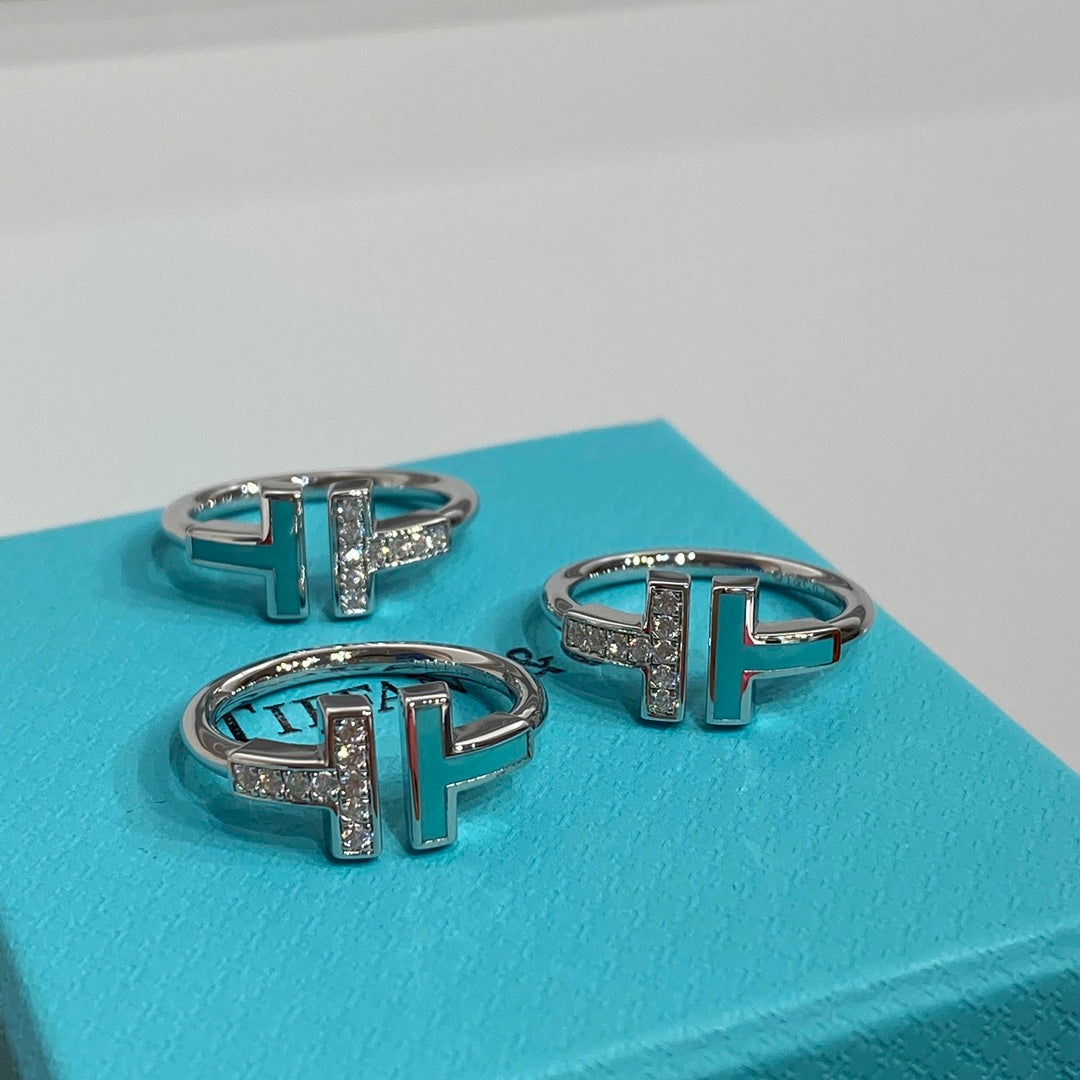 [Lumi Jewelry] WIRE TURQUOISE DIAMOND RING SILVER