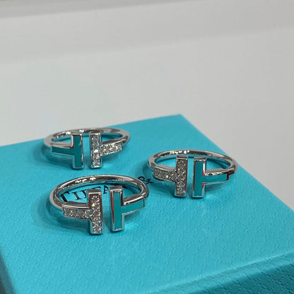 [Lumi Jewelry] WIRE TURQUOISE DIAMOND RING SILVER