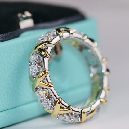 [Lumi Jewelry]SIXTEEN STONE RING GOLD