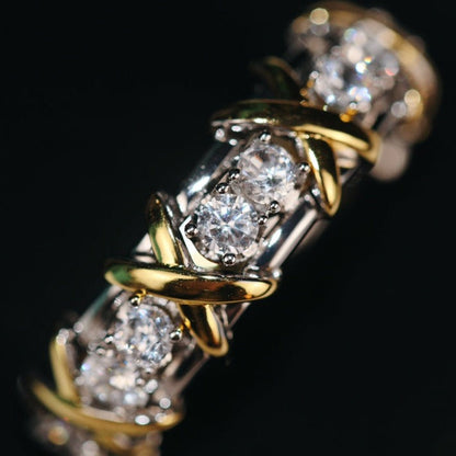 [Lumi Jewelry]SIXTEEN STONE RING GOLD