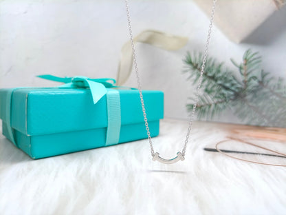 [Lumi Jewelry]MINI SMILE PEDANT NECKLACE