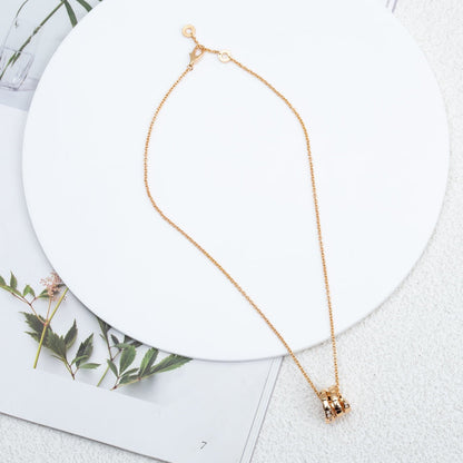 [Lumi Jewels]COLLIER SERPENTI OR ROSE DIAMANT
