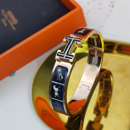 [Lumi Jewels]BRACELET BLEU FONCÉ À COUVERTURES H