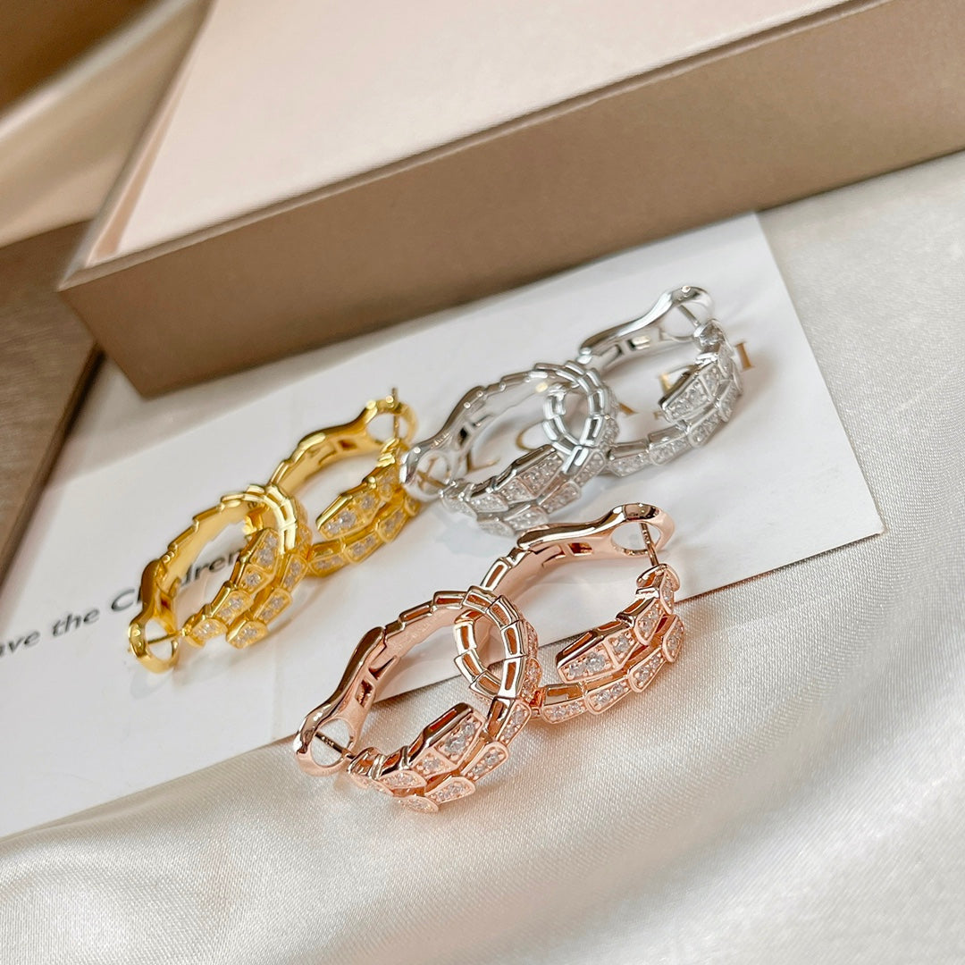 [Lumi Jewels]SERPENTI EARRINGS DIAMOND