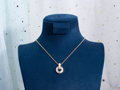 [Lumi Jewels]COLLIER GARI OR ROSE N.D.M.P