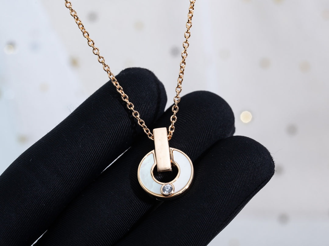 [Lumi Jewels]COLLIER GARI OR ROSE N.D.M.P
