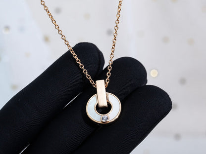 [Lumi Jewels]COLLIER GARI OR ROSE N.D.M.P