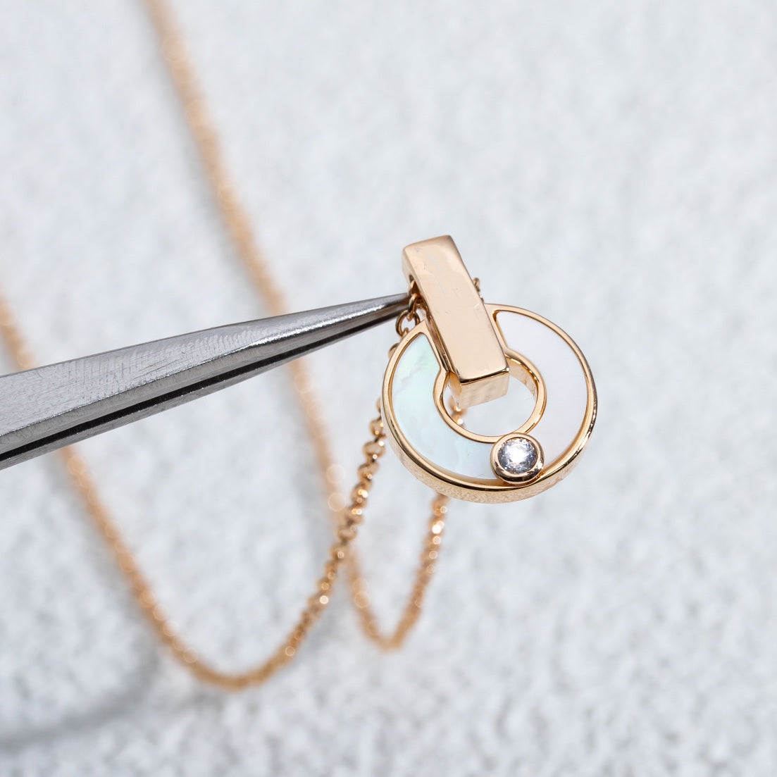 [Lumi Jewels]COLLIER GARI OR ROSE N.D.M.P