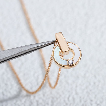 [Lumi Jewels]COLLIER GARI OR ROSE N.D.M.P