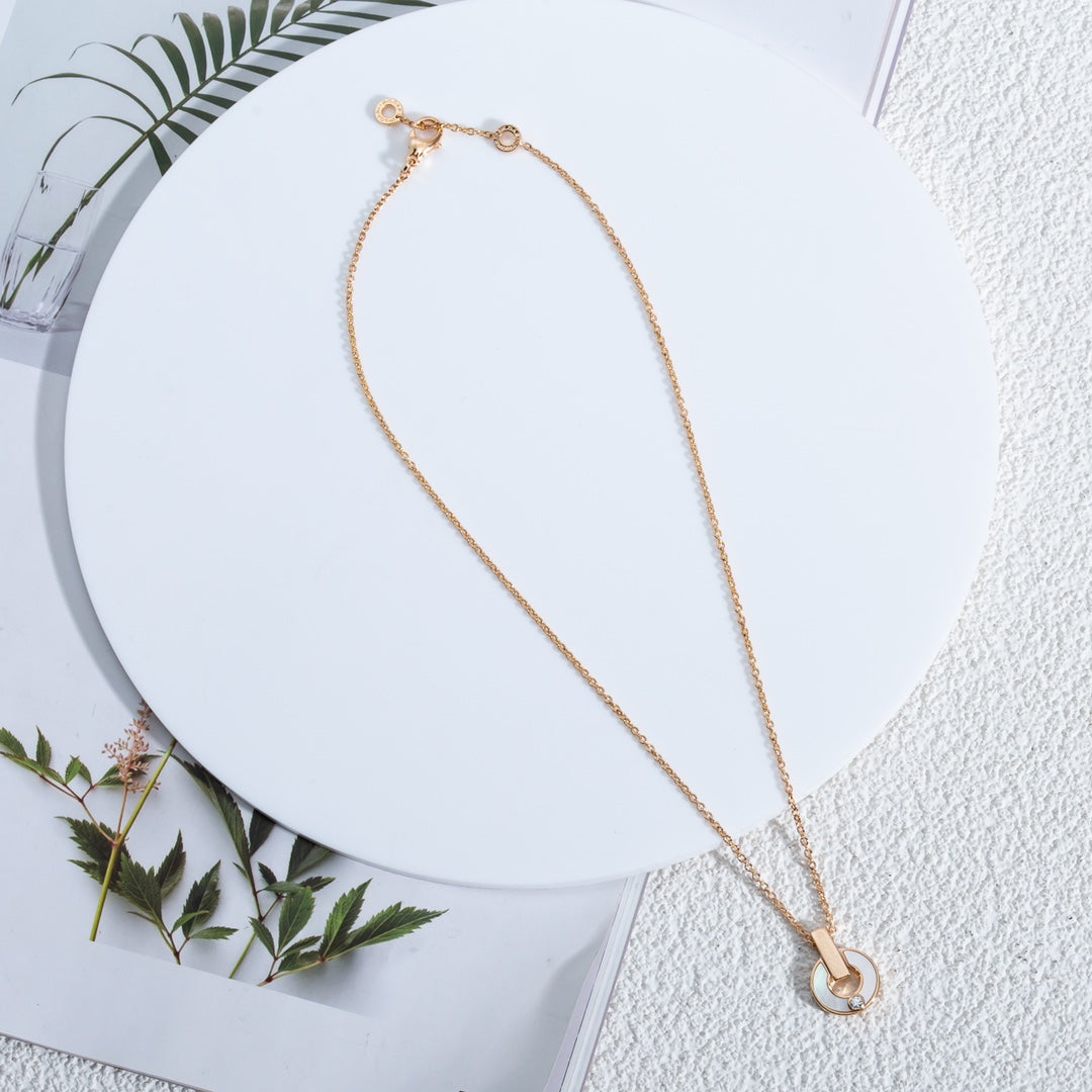 [Lumi Jewels]COLLIER GARI OR ROSE N.D.M.P
