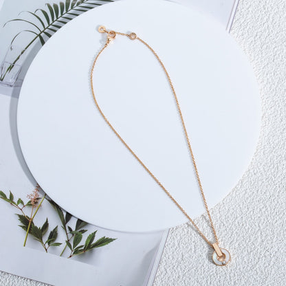 [Lumi Jewels]COLLIER GARI OR ROSE N.D.M.P