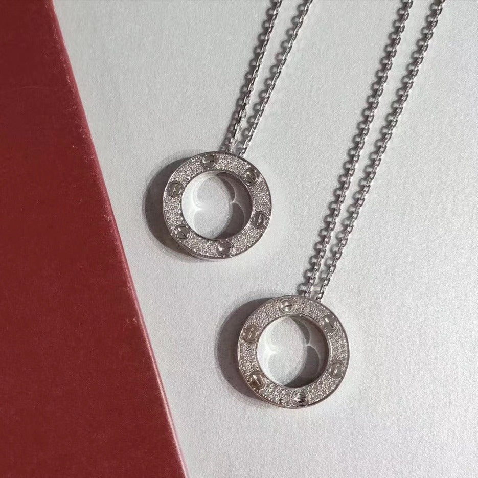 [Lumi Jewels]COLLIER AMOUR RÉGLABLE ARGENT