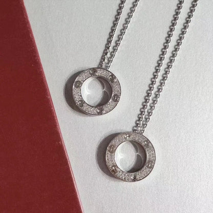 [Lumi Jewels]COLLIER AMOUR RÉGLABLE ARGENT