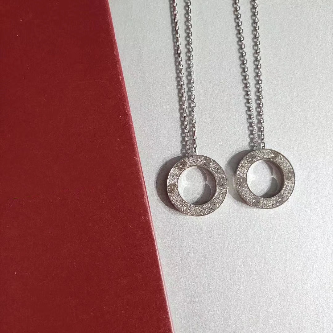 [Lumi Jewels]COLLIER AMOUR RÉGLABLE ARGENT
