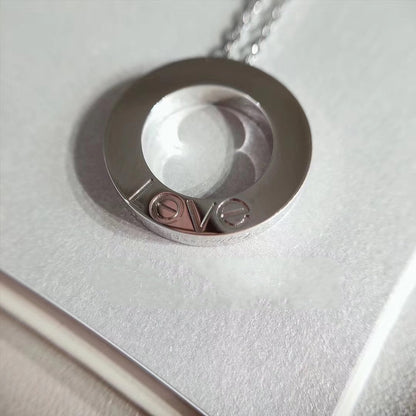 [Lumi Jewels]COLLIER AMOUR RÉGLABLE ARGENT