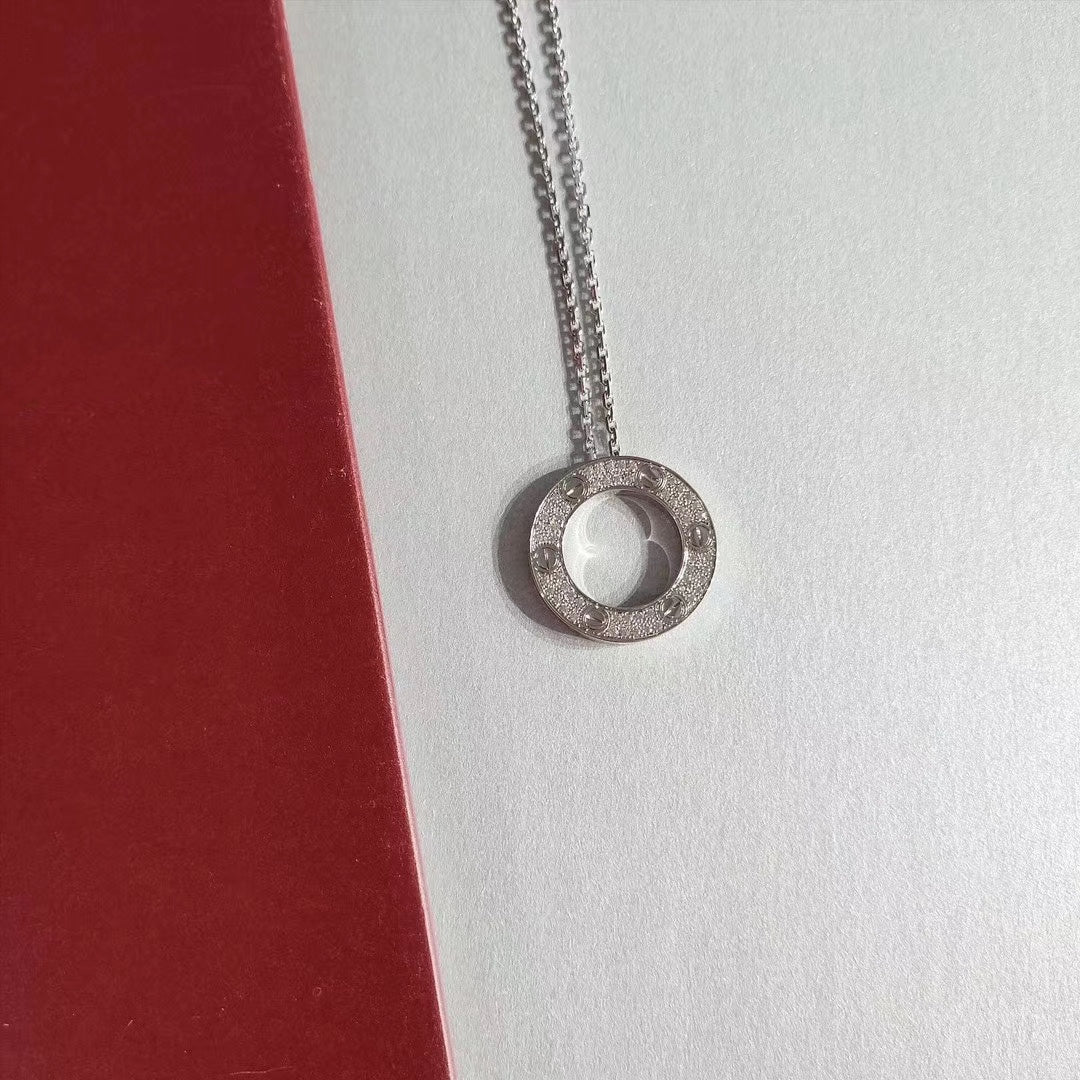 [Lumi Jewels]COLLIER AMOUR RÉGLABLE ARGENT