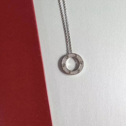 [Lumi Jewels]COLLIER AMOUR RÉGLABLE ARGENT