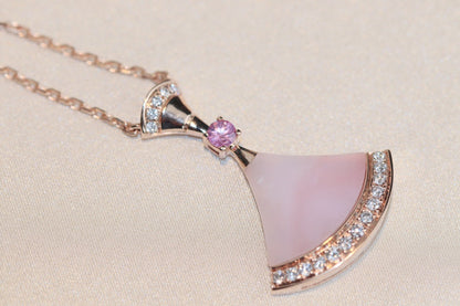 [Lumi Jewels]DREAM NECKLACE PINK MOP DIAMOND
