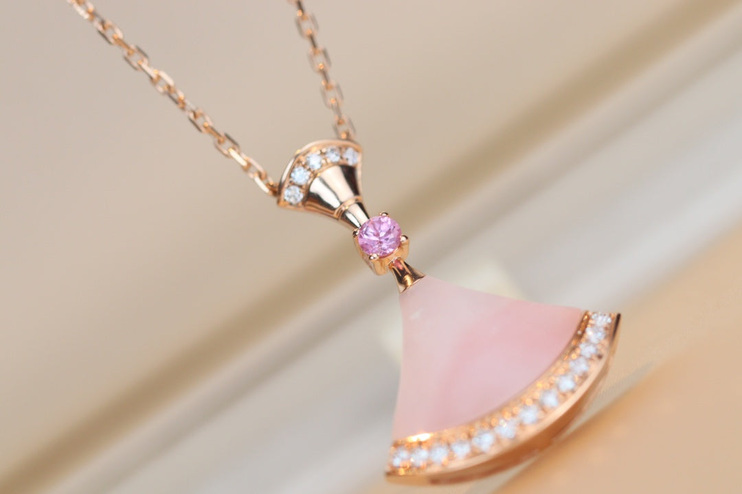 [Lumi Jewels]DREAM NECKLACE PINK MOP DIAMOND