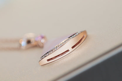 [Lumi Jewels]DREAM NECKLACE PINK MOP DIAMOND