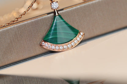 [Lumi Jewels]DREAM NECKLACE MALACHITE DIAMOND