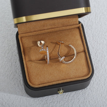 [Lumi Jewels]JUSTE EARRINGS 12.75MM PINK GOLD DIAMOND