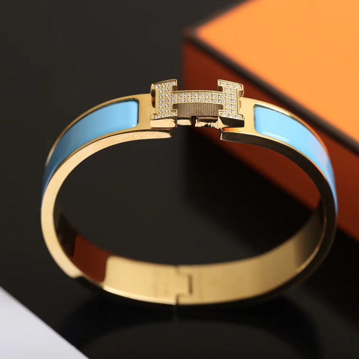 [Lumi Jewels]BRACELET CLOUD BLEU OR DIAMANT