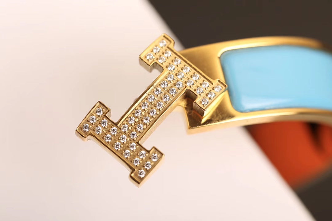 [Lumi Jewels]BRACELET CLOUD BLEU OR DIAMANT