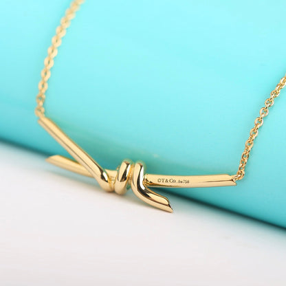 [Lumi Jewelry]KNOT NECKLACE GOLD