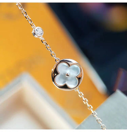[Lumi Jewels]SUN MOP GOLD 1 DIAMOND NECKLACE
