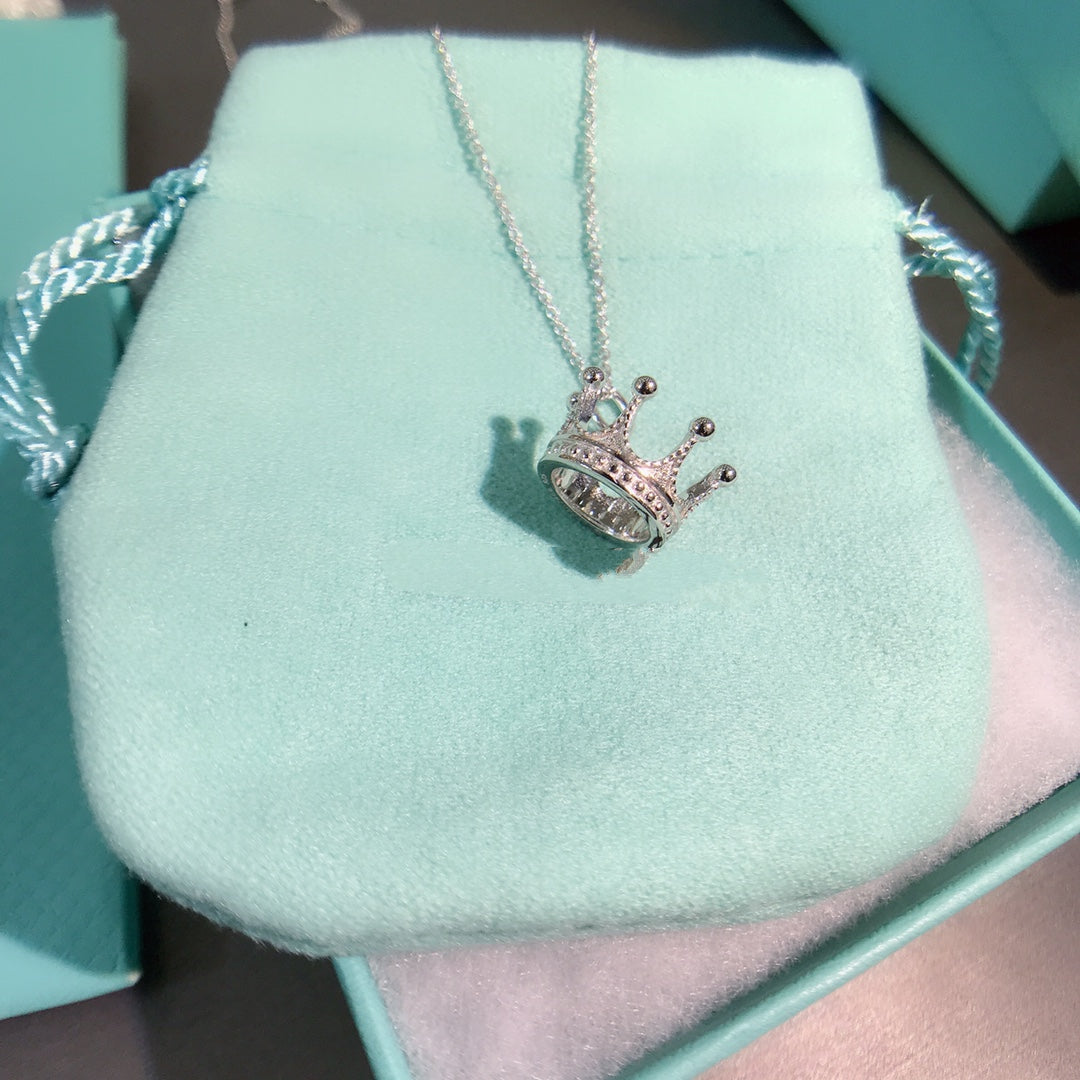 [Lumi Jewelry]CROWN PEDANT NECKLACE