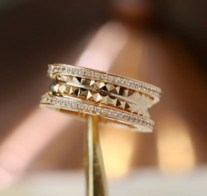 [Lumi Jewels]BAGUE OR ET DIAMANTS ZERO 1
