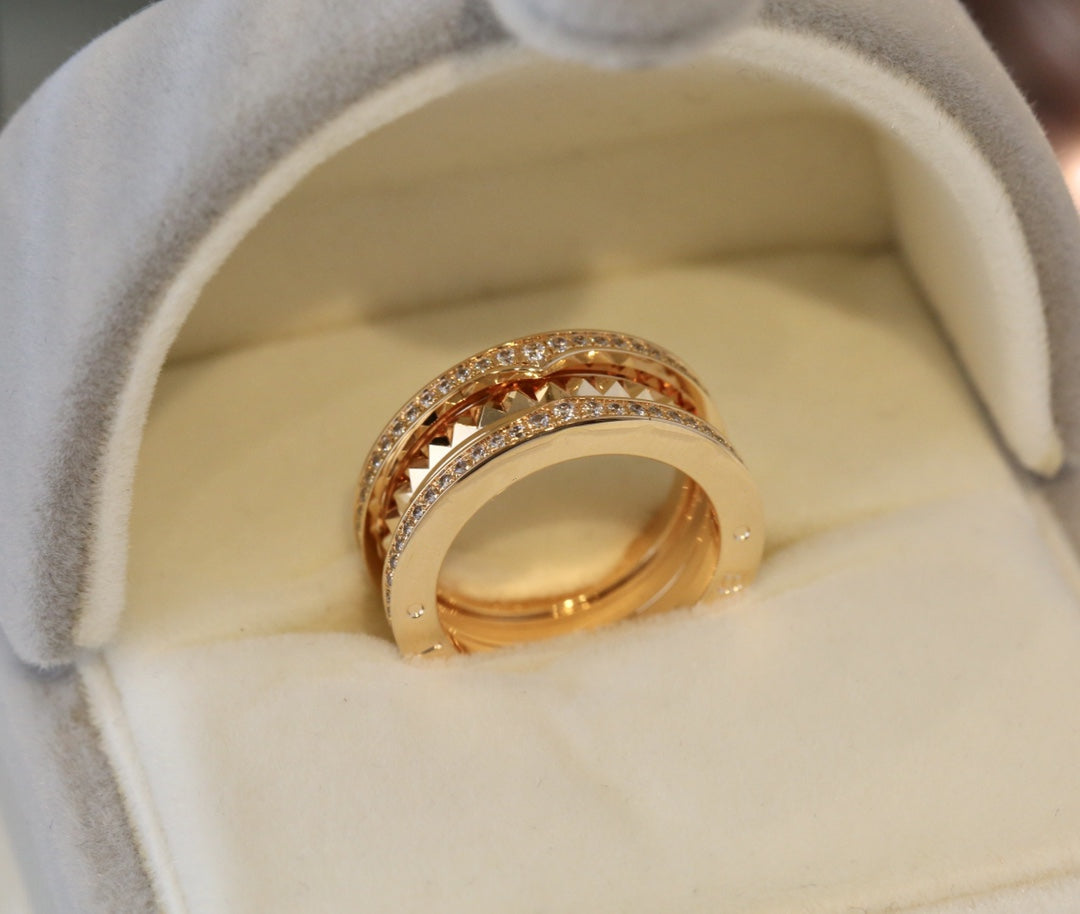 [Lumi Jewels]BAGUE OR ET DIAMANTS ZERO 1